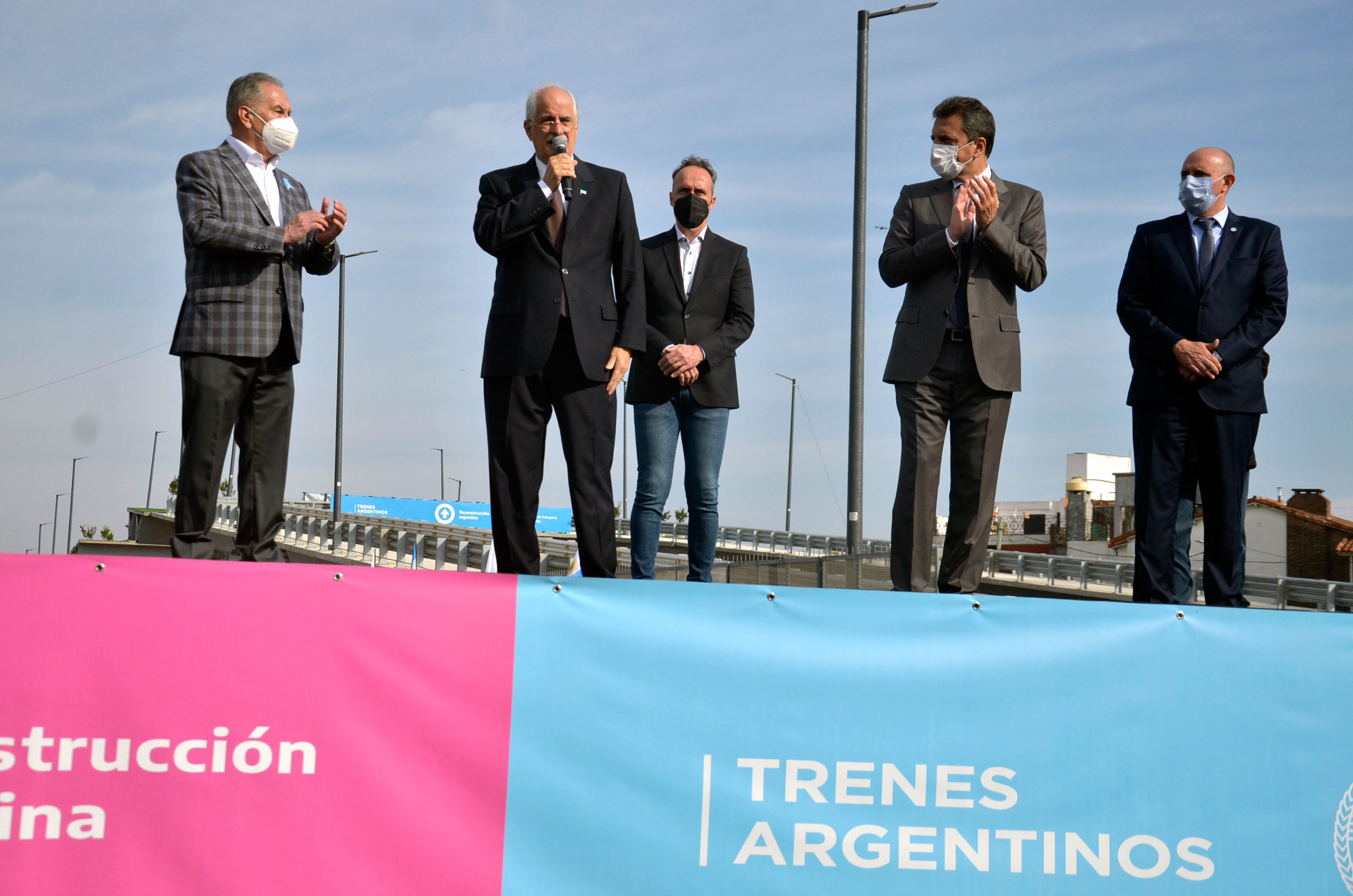 Inauguración puentes Tandanor